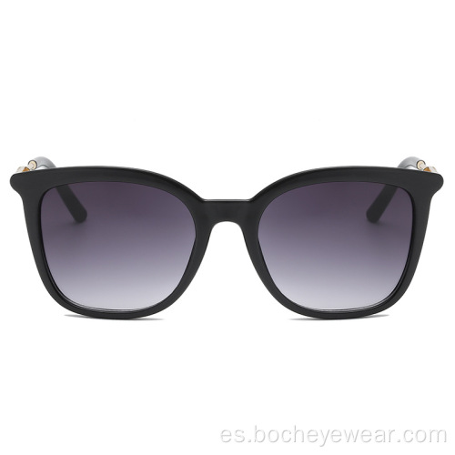 Nuevas gafas de sol huecas de metal europeas y americanas para hombres y mujeres, gafas de sol retro street shot, s21130